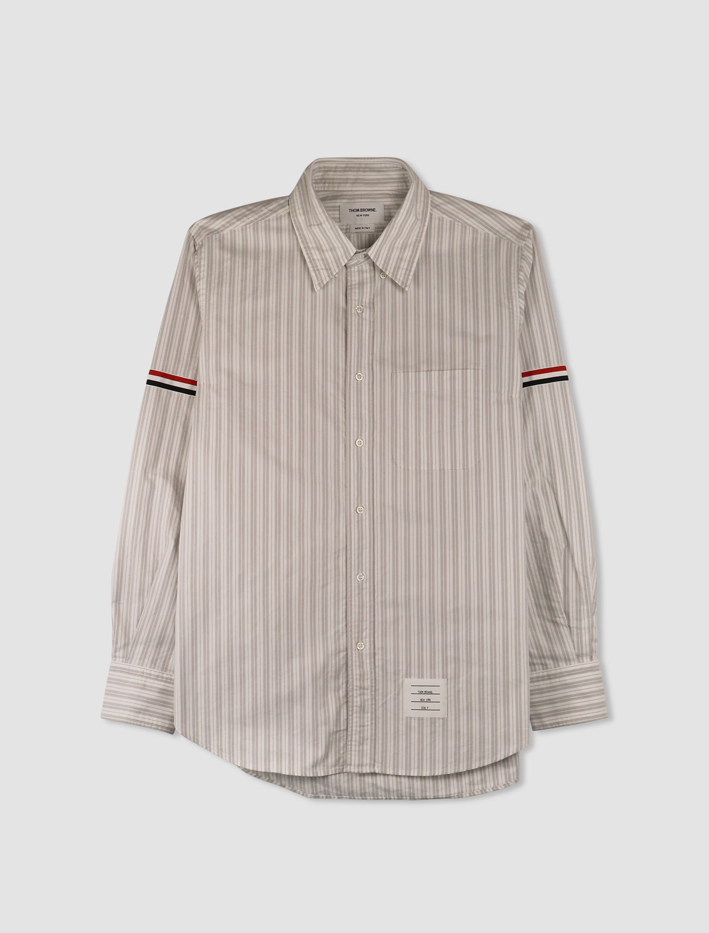 Shop Thom Browne Shirt In Grigio