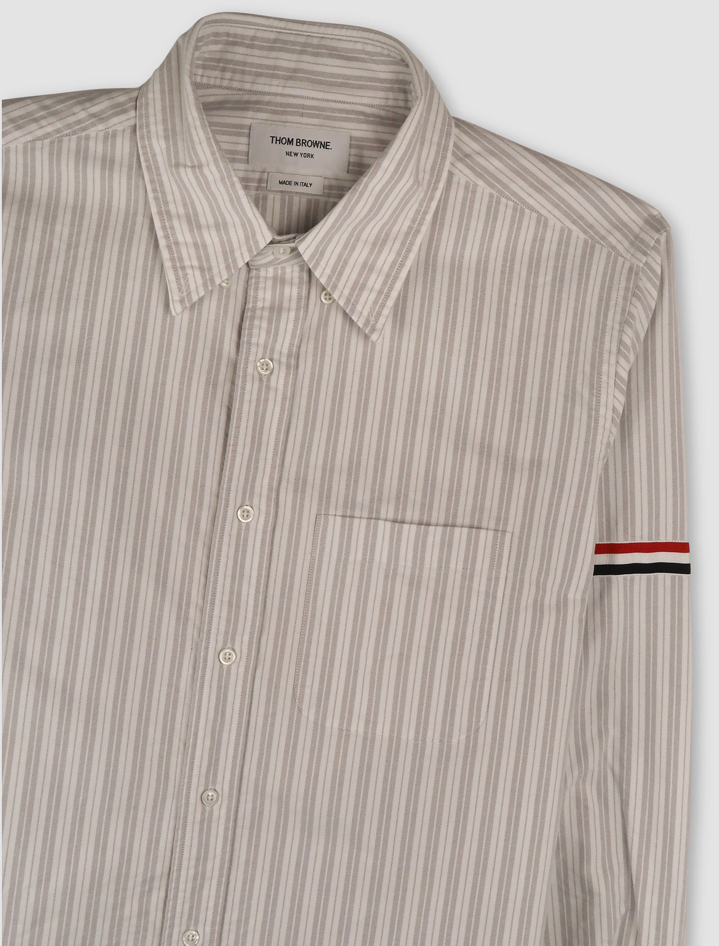 Shop Thom Browne Shirt In Grigio