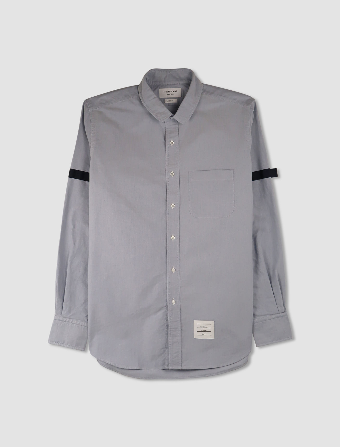 Shop Thom Browne Shirt In Blu