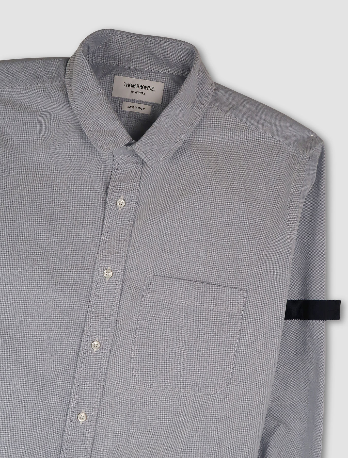 Shop Thom Browne Shirt In Blu