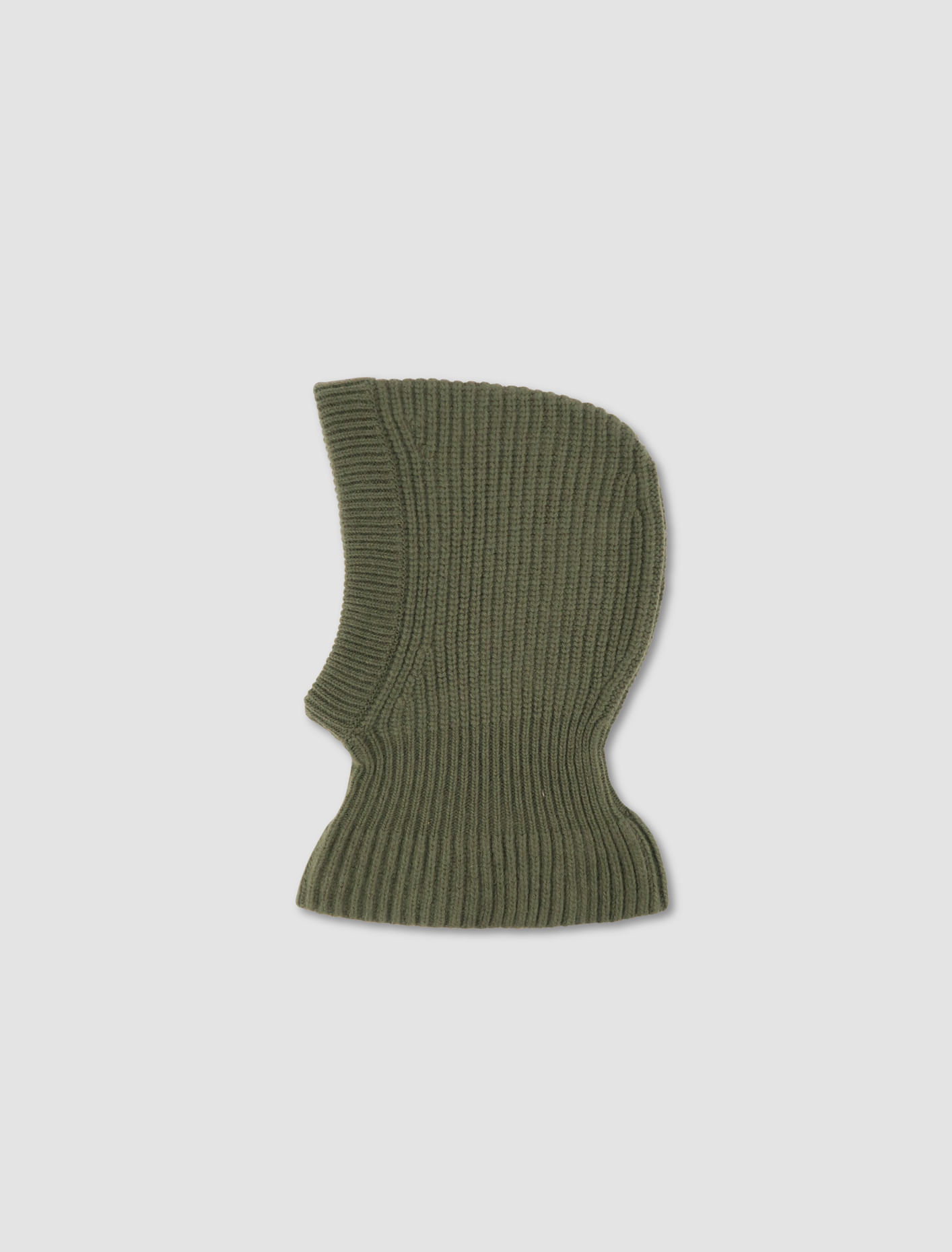 Shop Lemaire Wool Hood In Light Moss