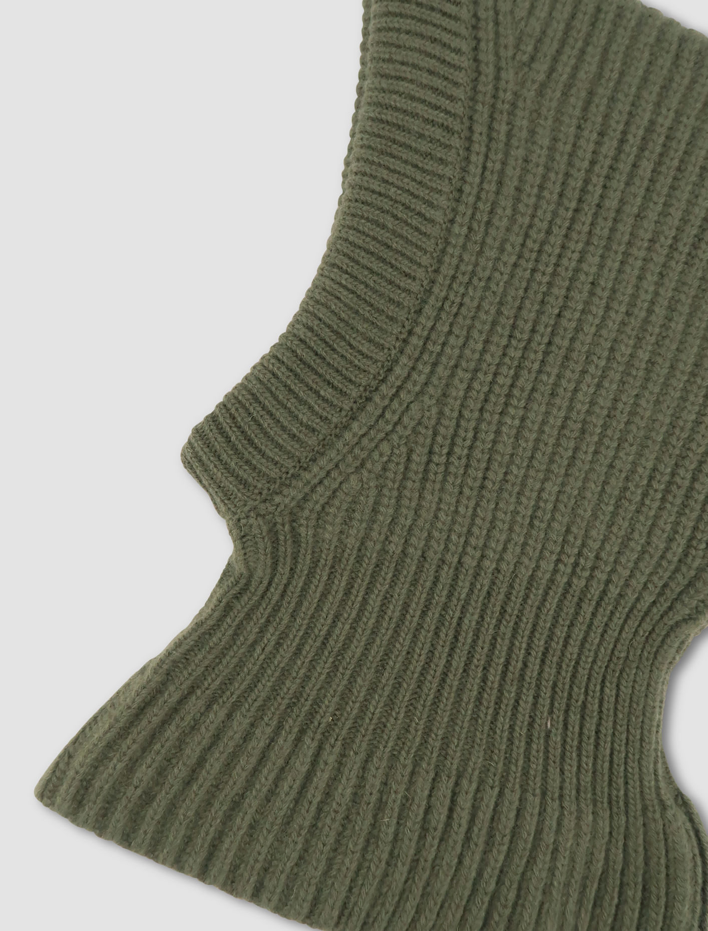 Shop Lemaire Wool Hood In Light Moss