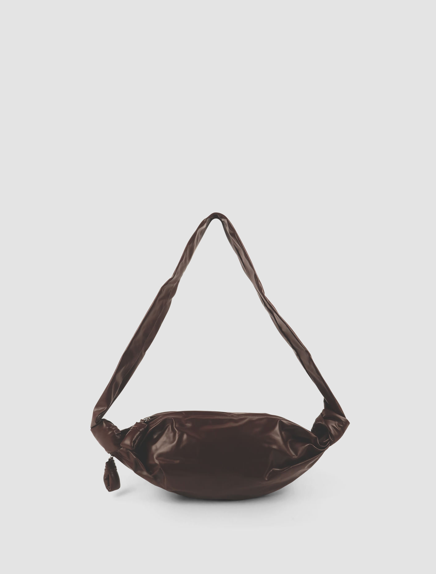 Shop Lemaire Borsa Croissant Piccola In Marrone