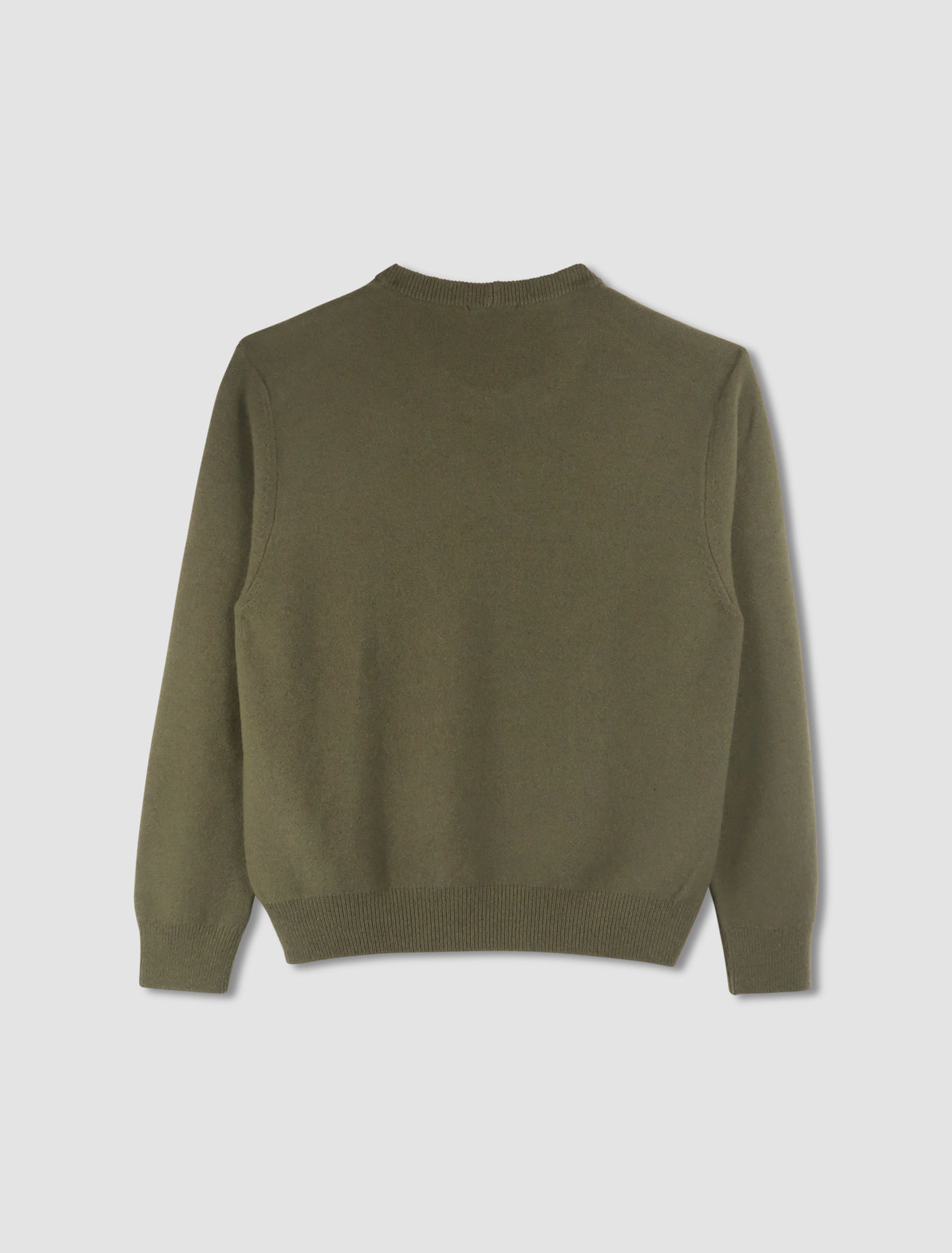 Shop Lemaire Crew Neck Sweater In Light Moss