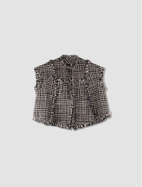 Gilet in tweed