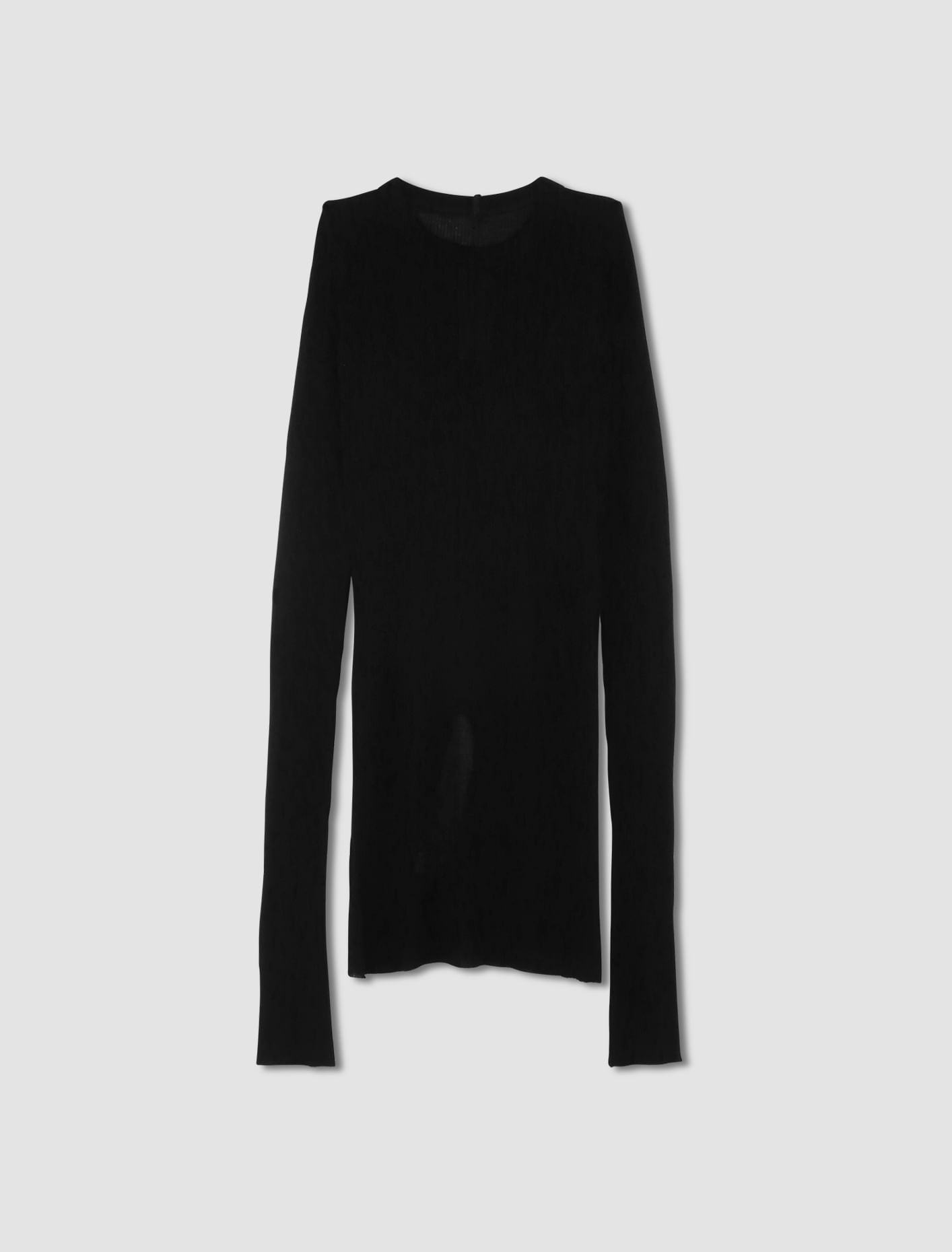 Shop Rick Owens Rib T-shirt In Black