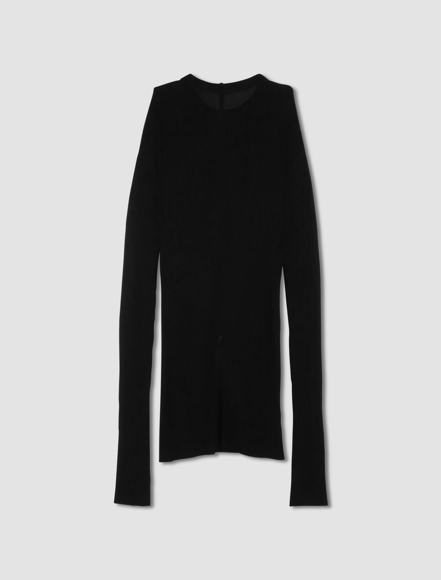 Shop Rick Owens Rib T-shirt In Black