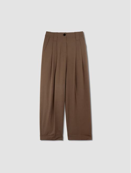 Drapey Melange Mid Waist pants