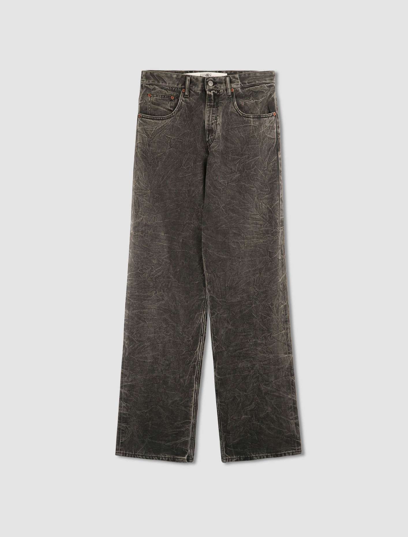 Shop Mm6 Maison Margiela Jeans In Grigio