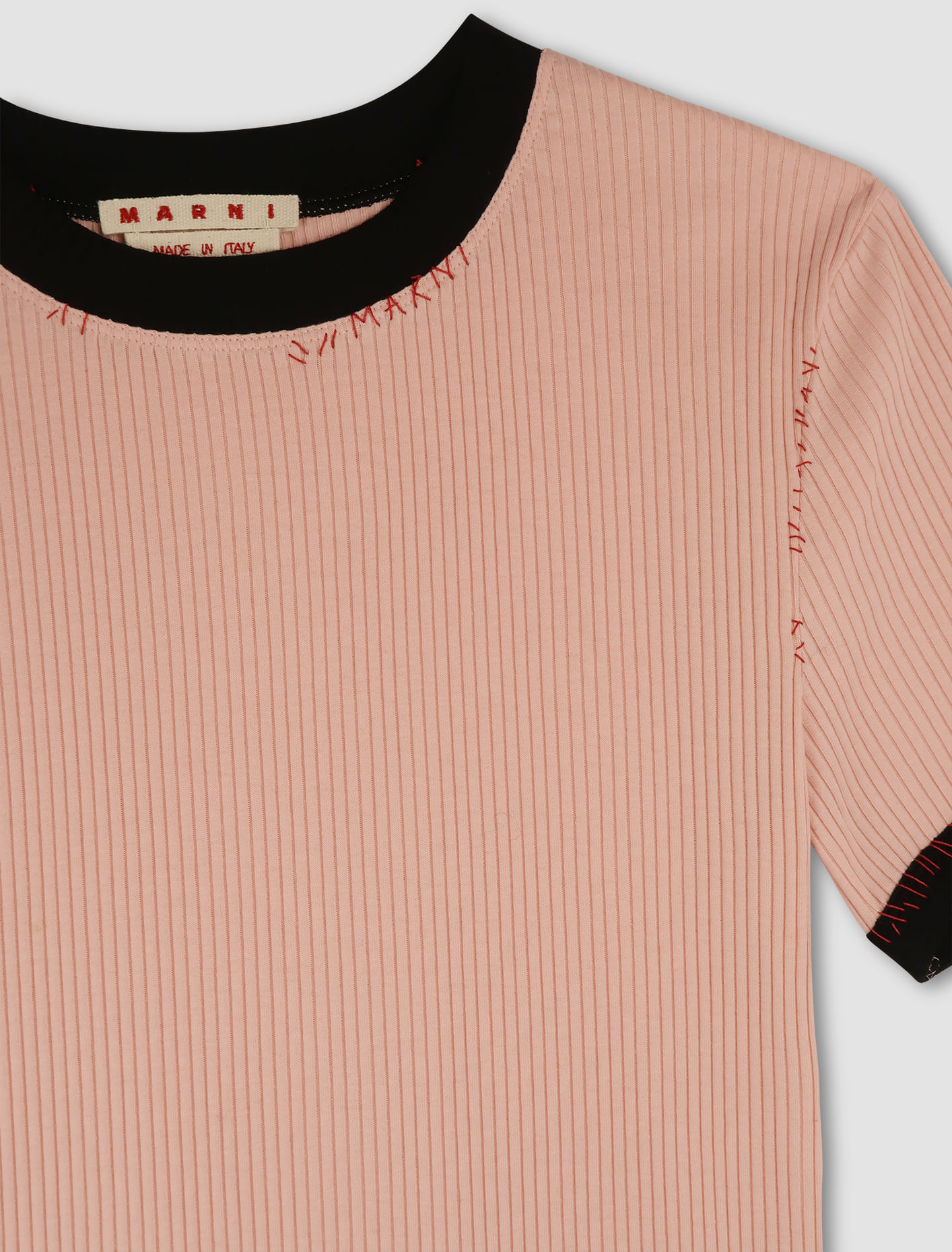 Shop Marni T-shirt In Antique Rose