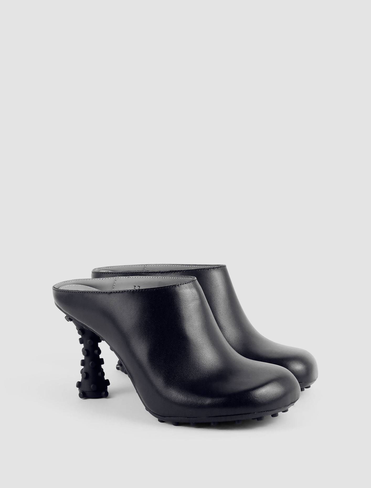 Shop Sunnei Mules In Nero