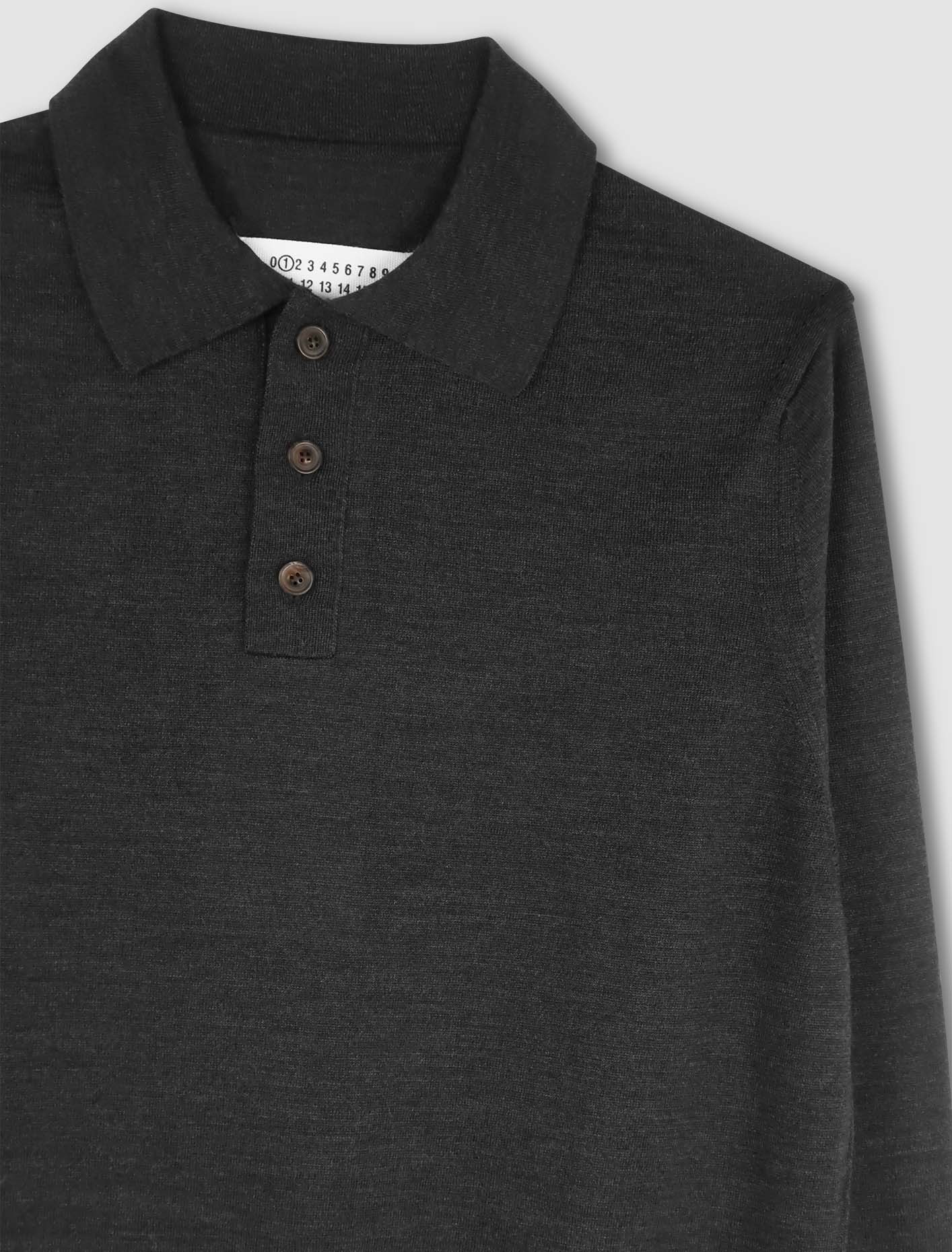 Shop Maison Margiela Sweater In Dark Grey