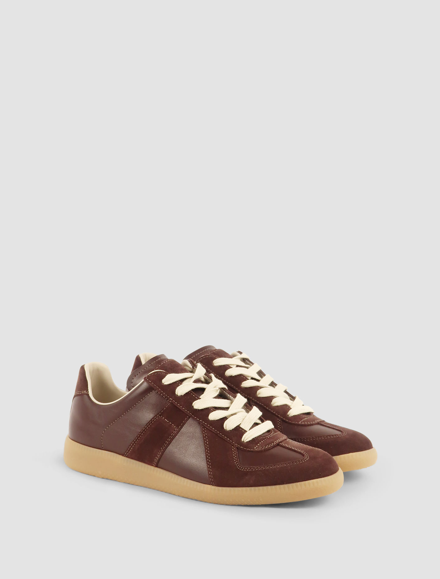 Shop Maison Margiela Sneakers Replica In Brown