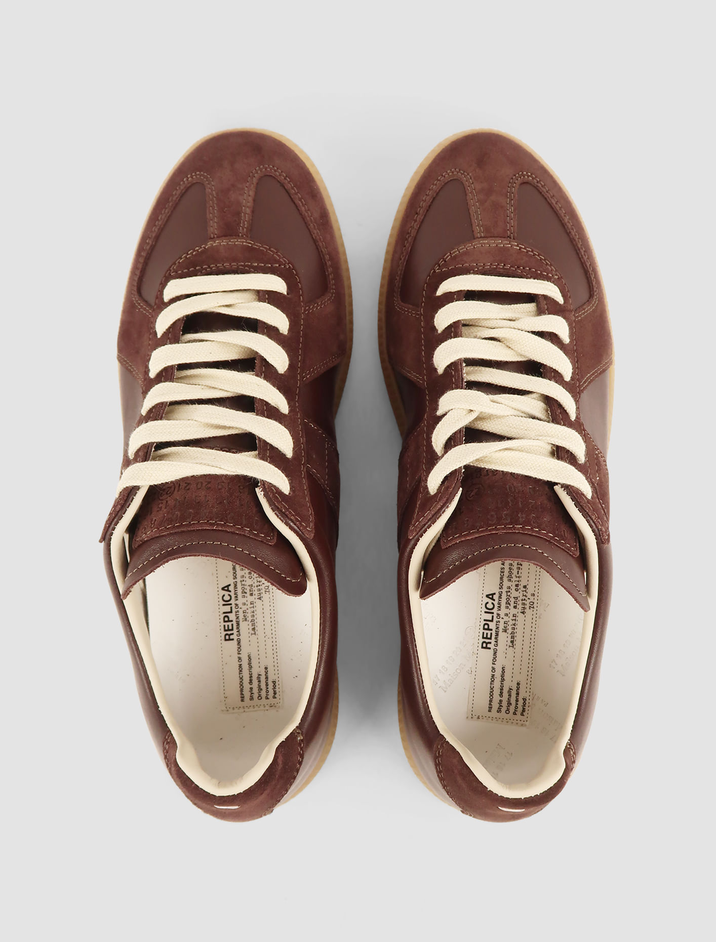 Shop Maison Margiela Sneakers Replica In Brown