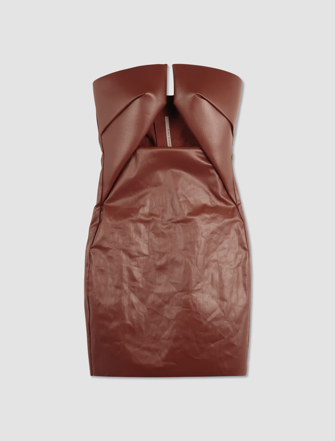 Shop Rick Owens Prong Mini Dress In Throat