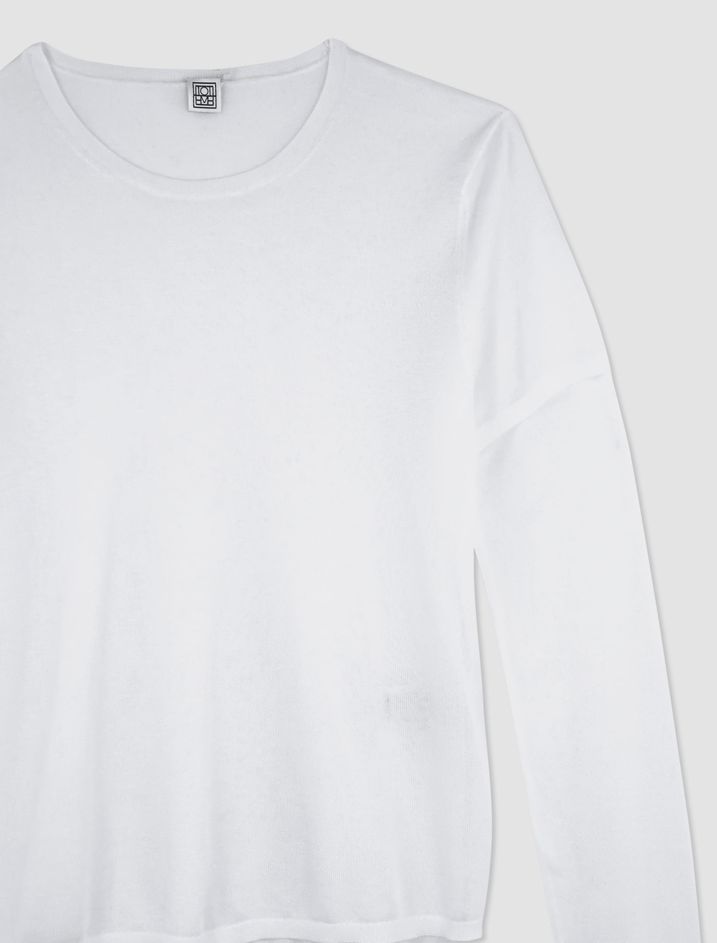 Shop Totême T-shirt Layered In Talc