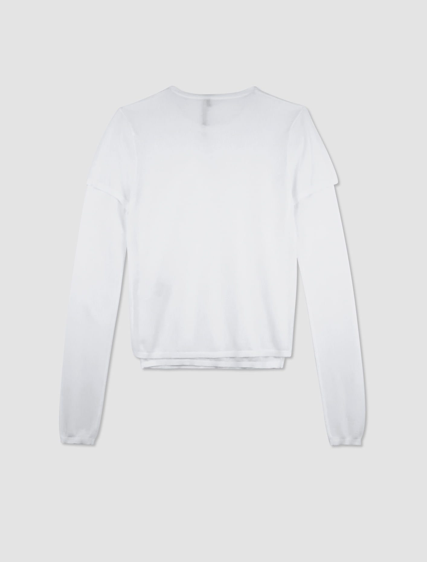 Shop Totême T-shirt Layered In Talc