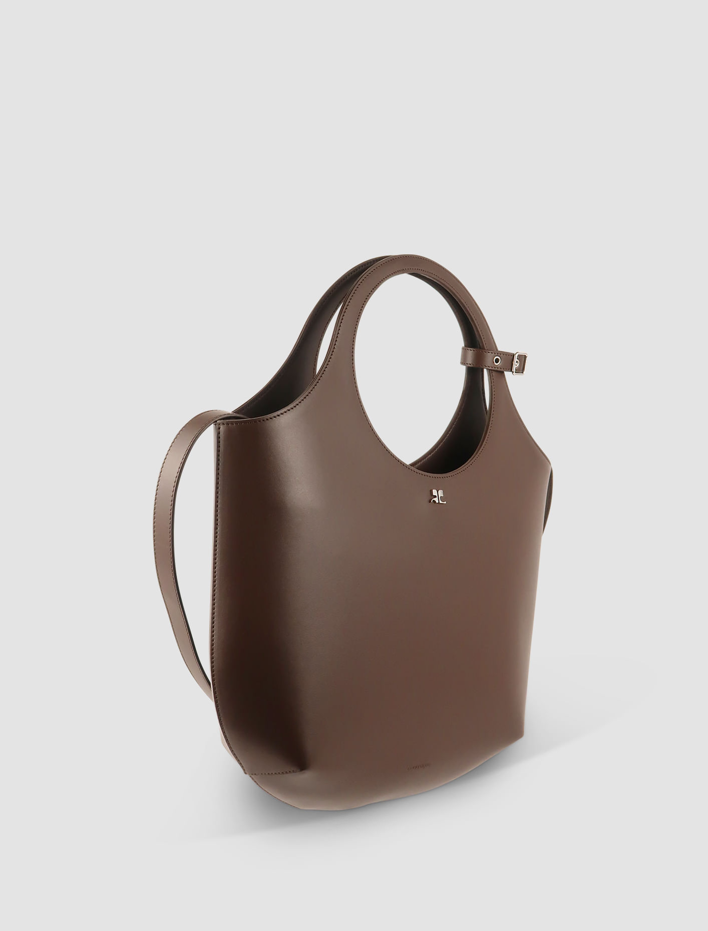 Shop Courrèges Medium Holy Bag In Bark