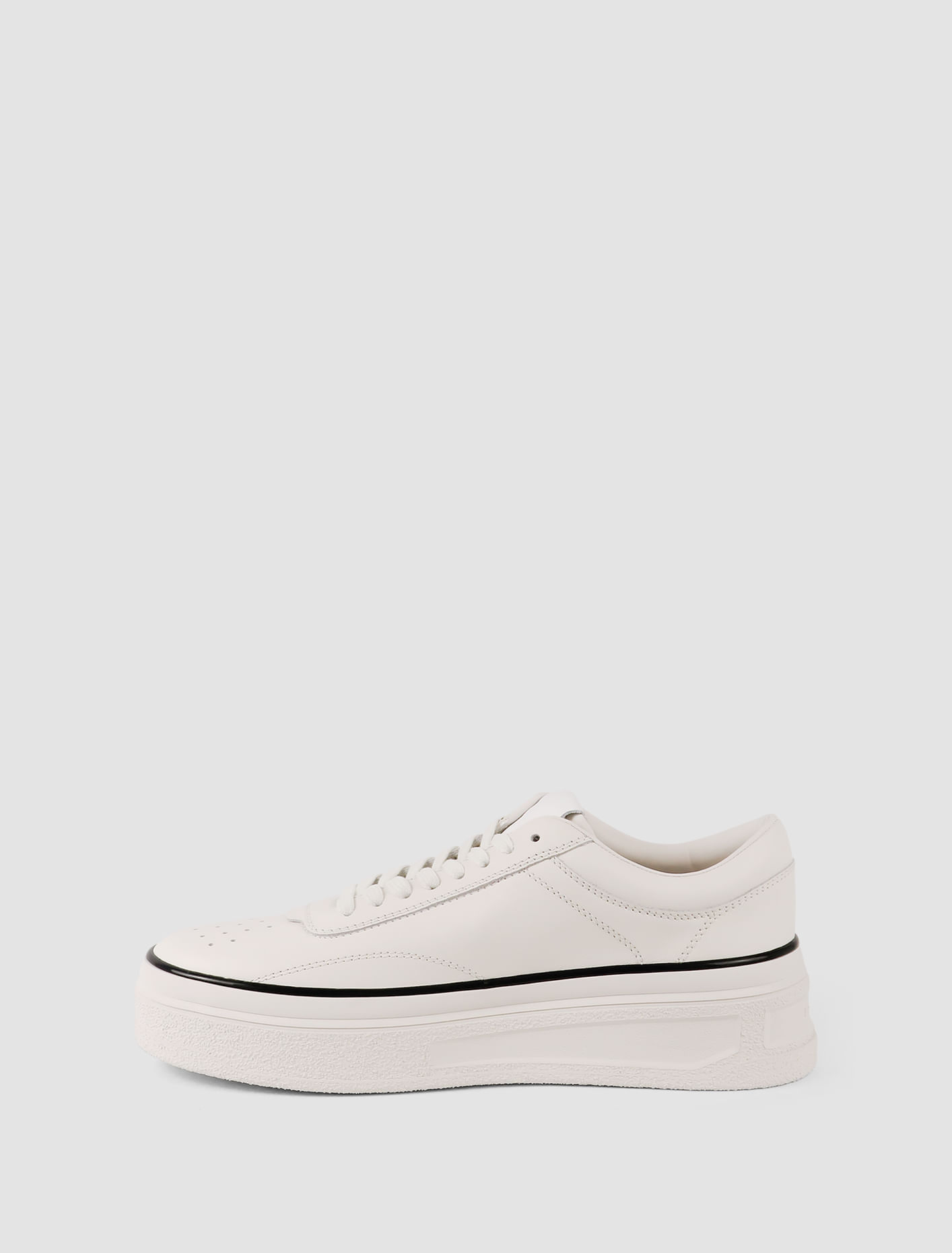 Shop Jil Sander Sneakers Basse In Porcelain