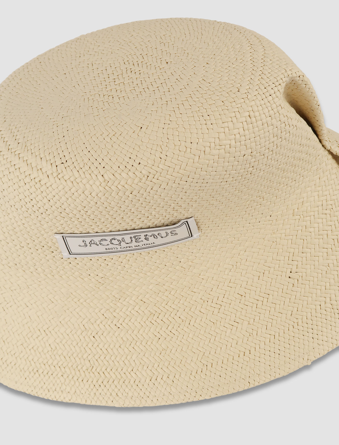 Shop Jacquemus The Vela Hat In Natural