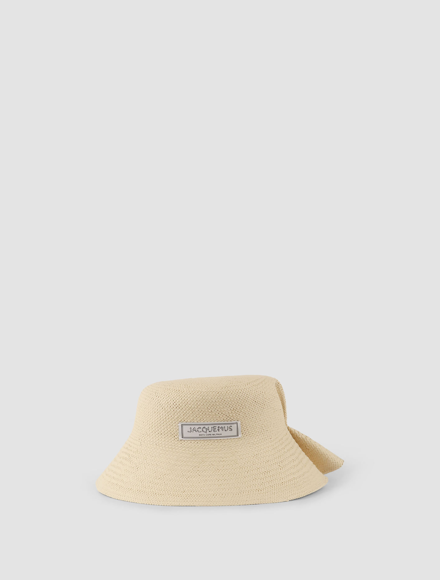 Shop Jacquemus The Vela Hat In Natural