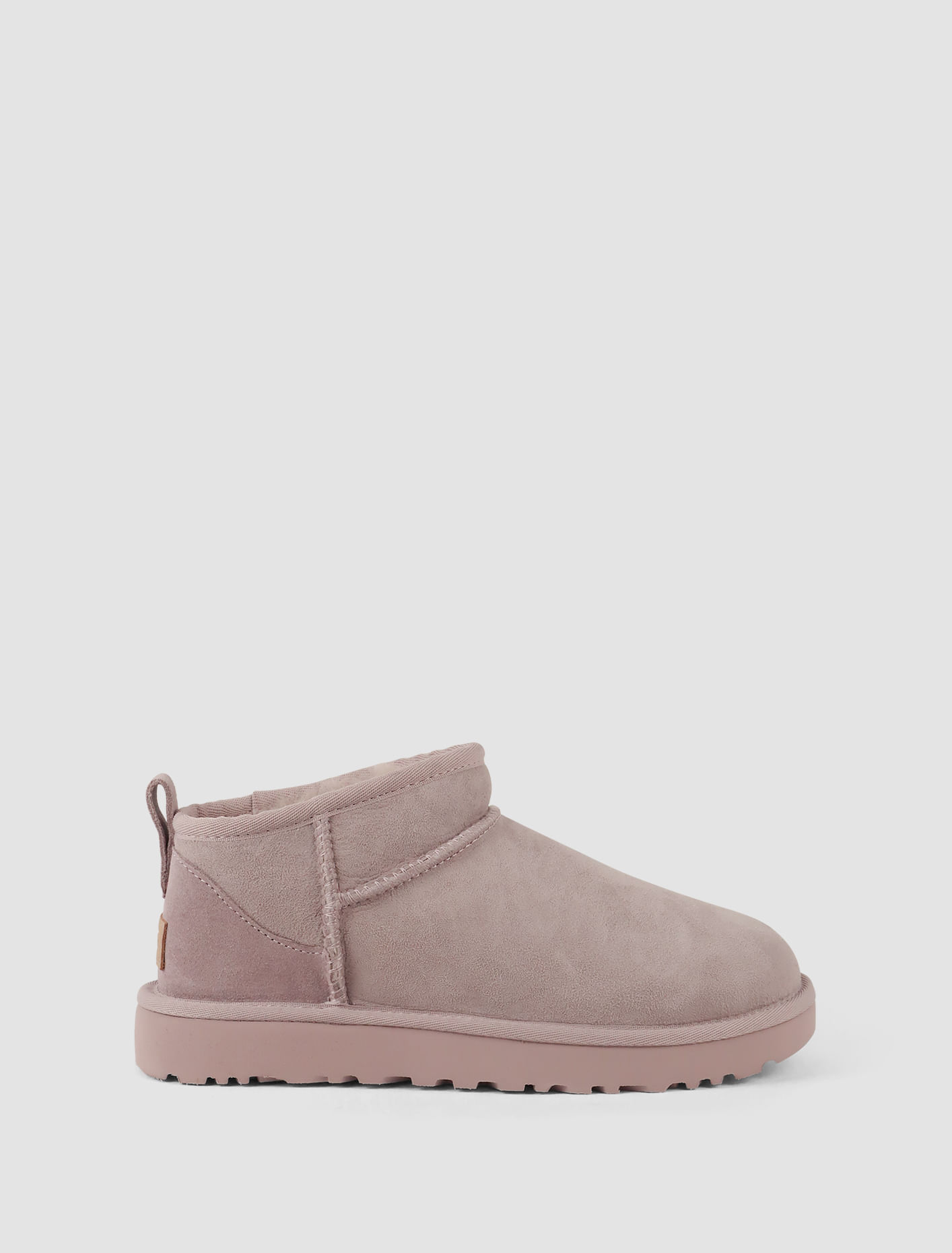 Shop Ugg Classic Ultra Mini Boots In Pale Smoke