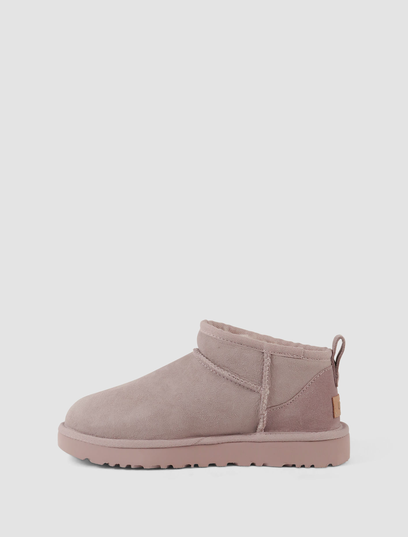 Shop Ugg Classic Ultra Mini Boots In Pale Smoke