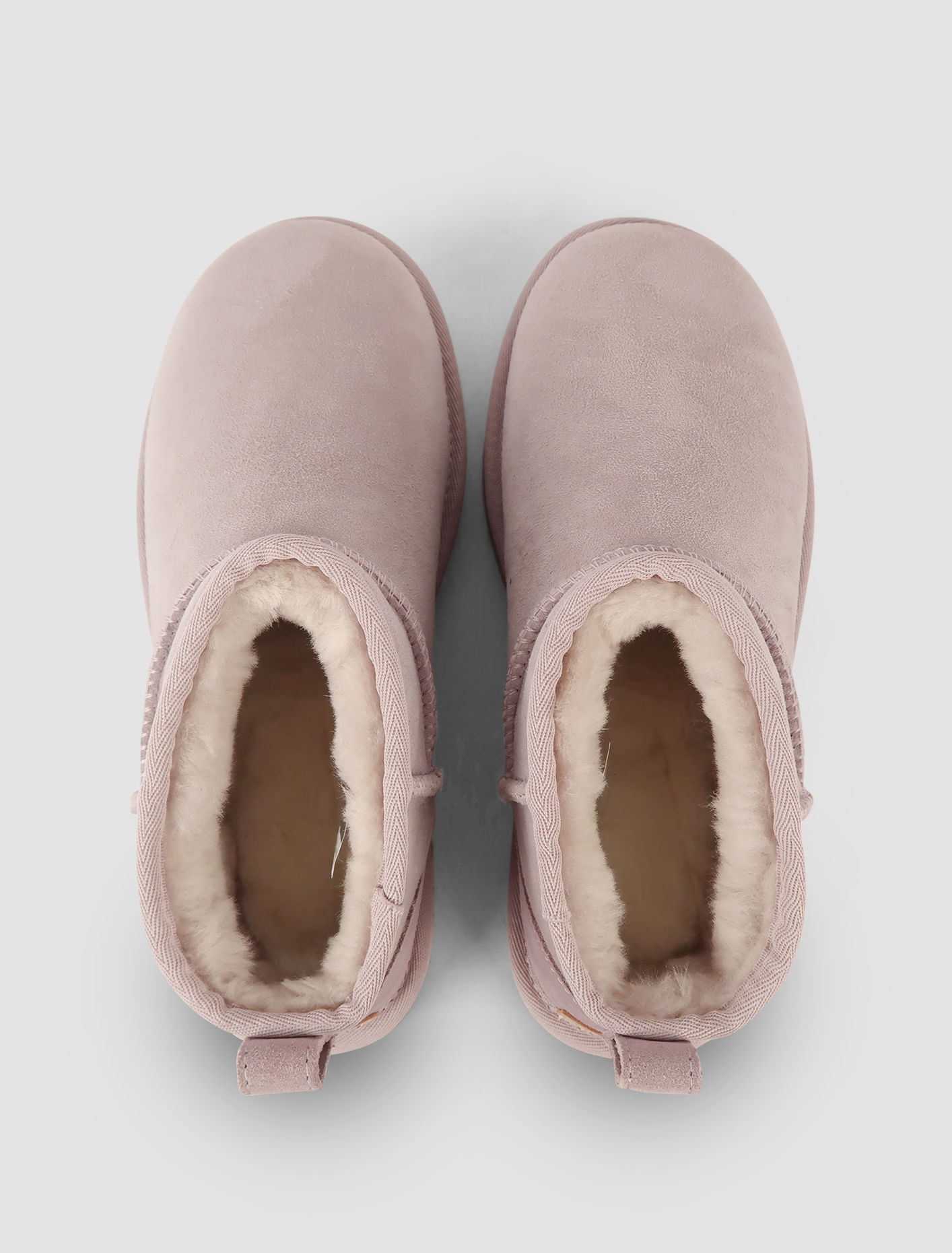 Shop Ugg Classic Ultra Mini Boots In Pale Smoke