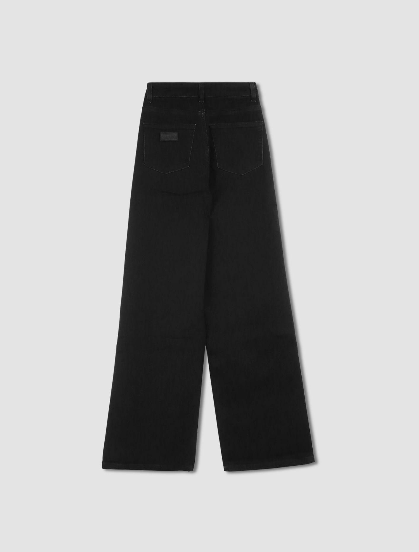 Shop Ganni Jeans Andi In Washed Black,black