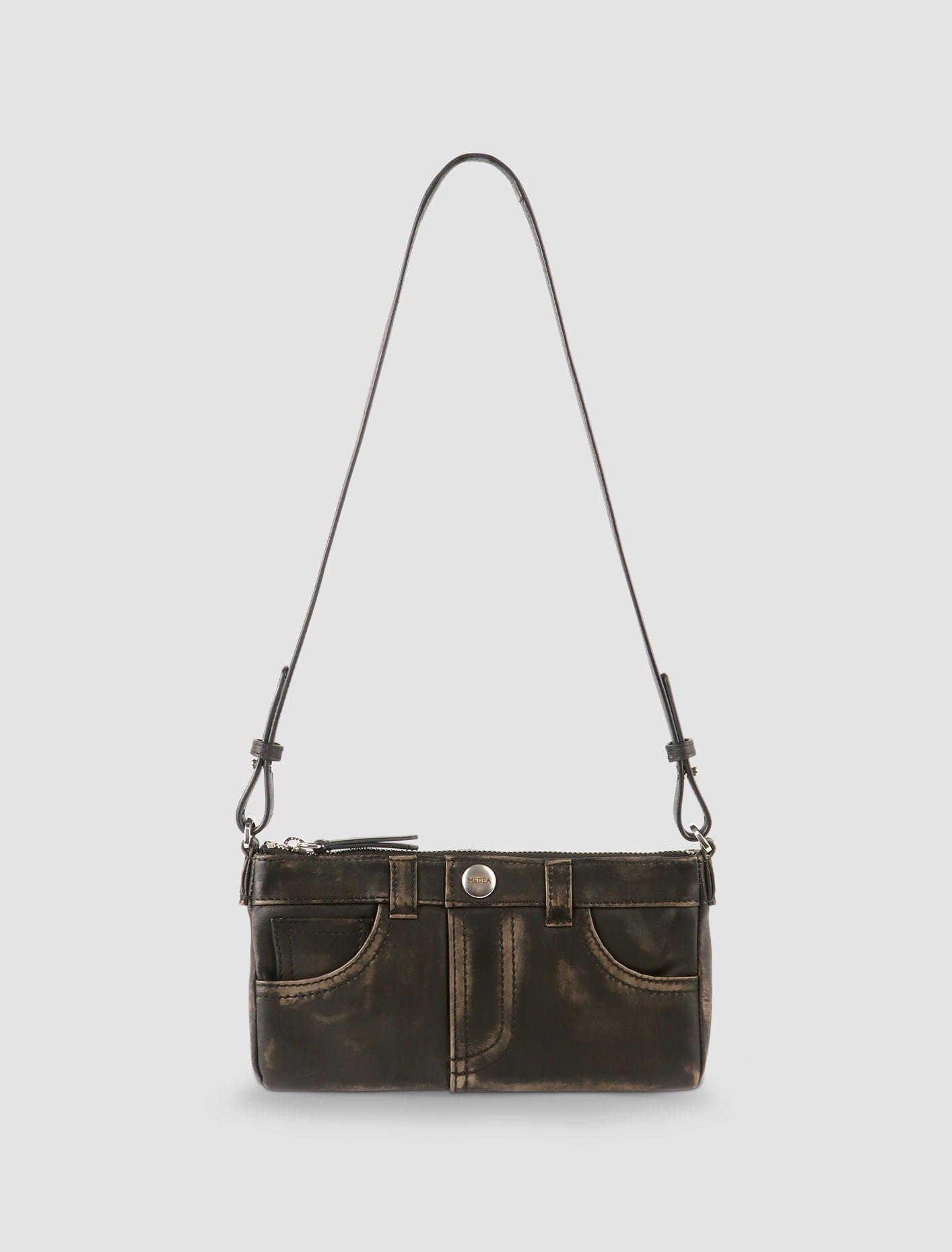 Shop Medea Nina Pocket Bag In Nero