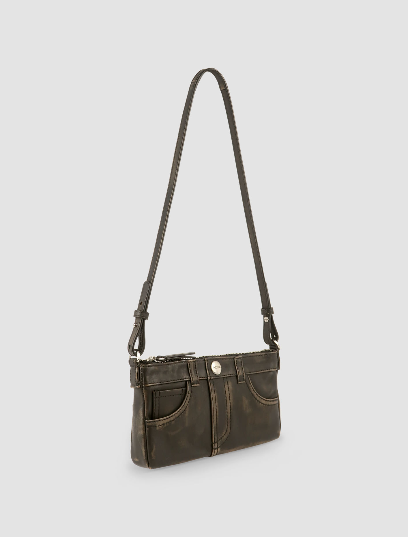 Shop Medea Nina Pocket Bag In Nero