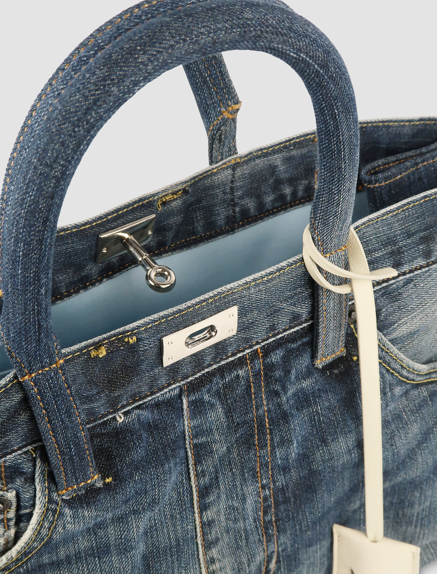 Shop Medea Nina Bag In Denim