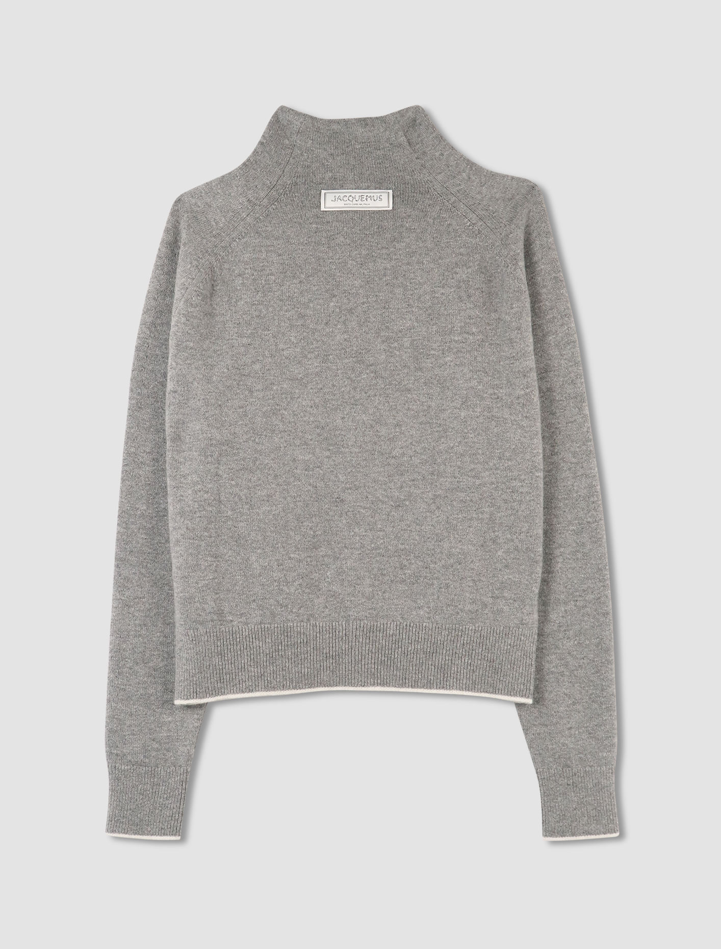 Shop Jacquemus Pitatto Cardigans In Grey