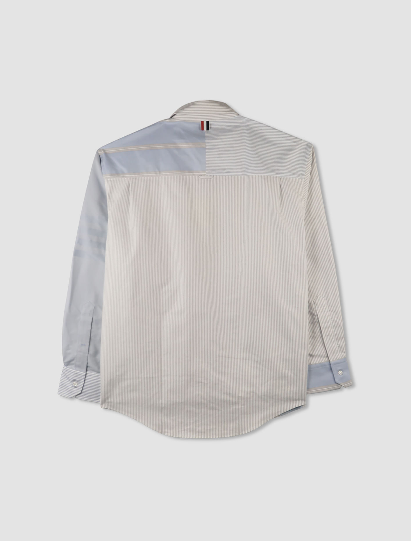 Shop Thom Browne Camicia Oversized In Light Blue