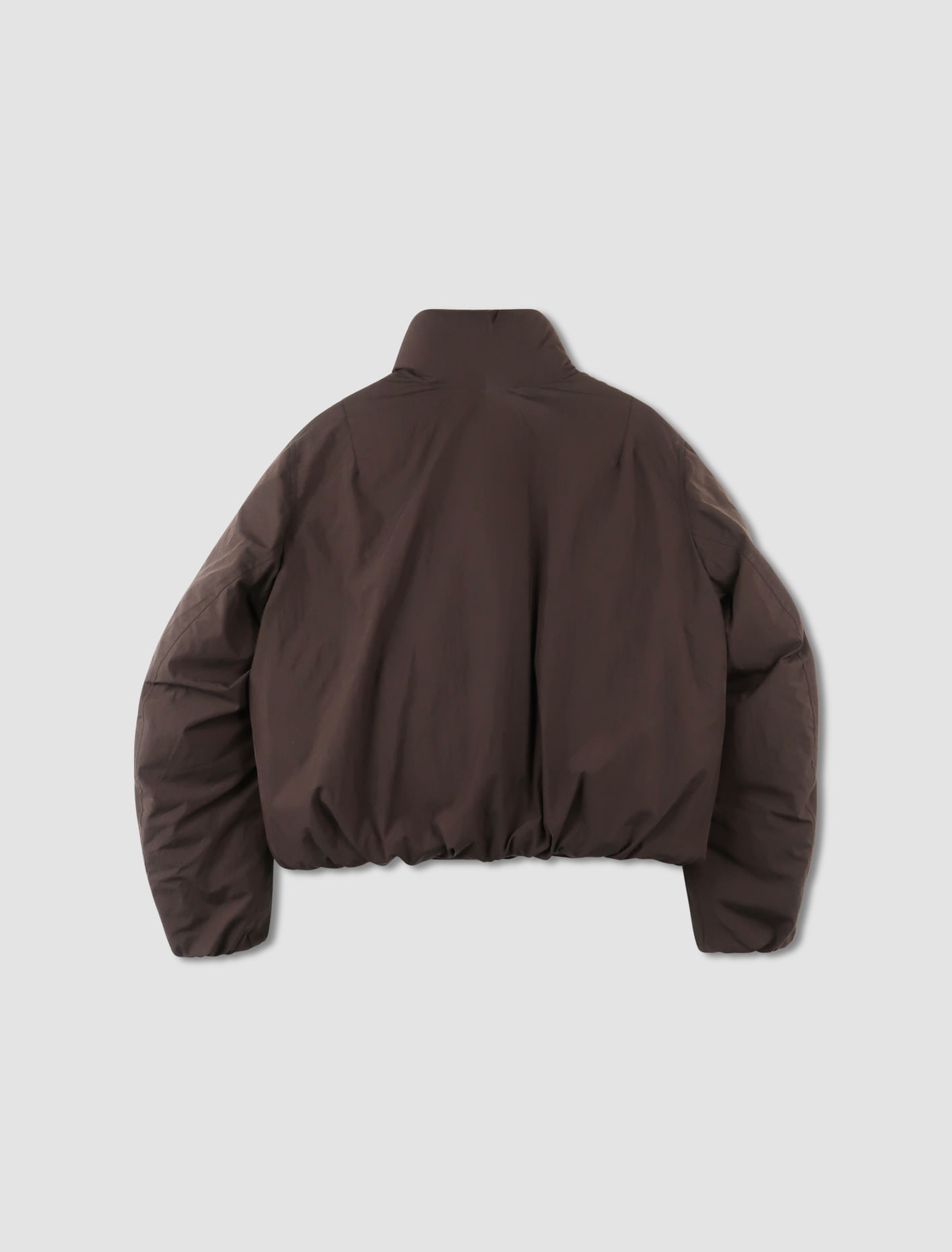 Shop Lemaire Short Puffer Jacket In Espresso