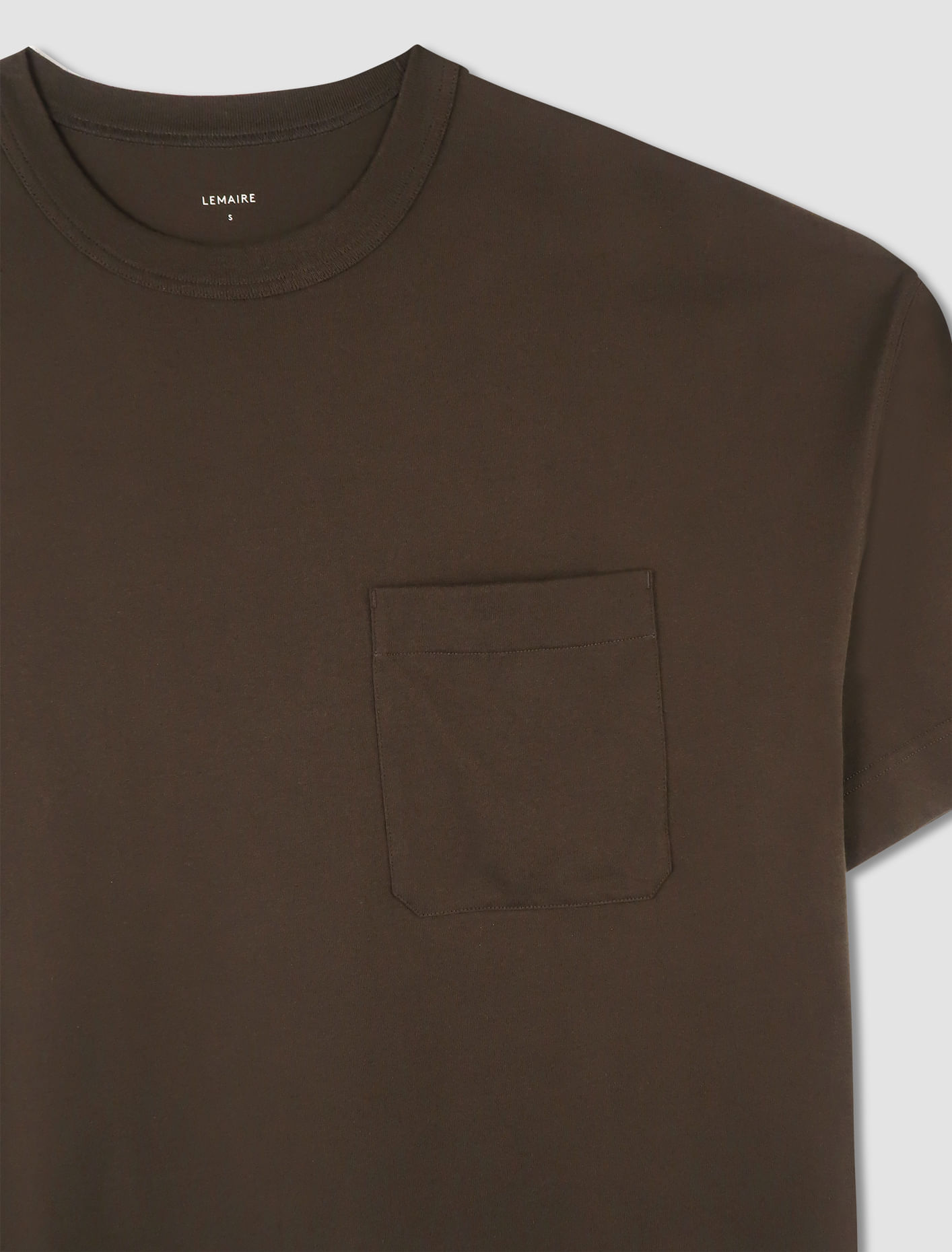 Shop Lemaire T-shirt In Espresso