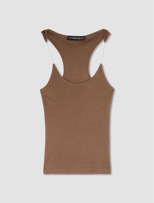 Invisible strap tank tops