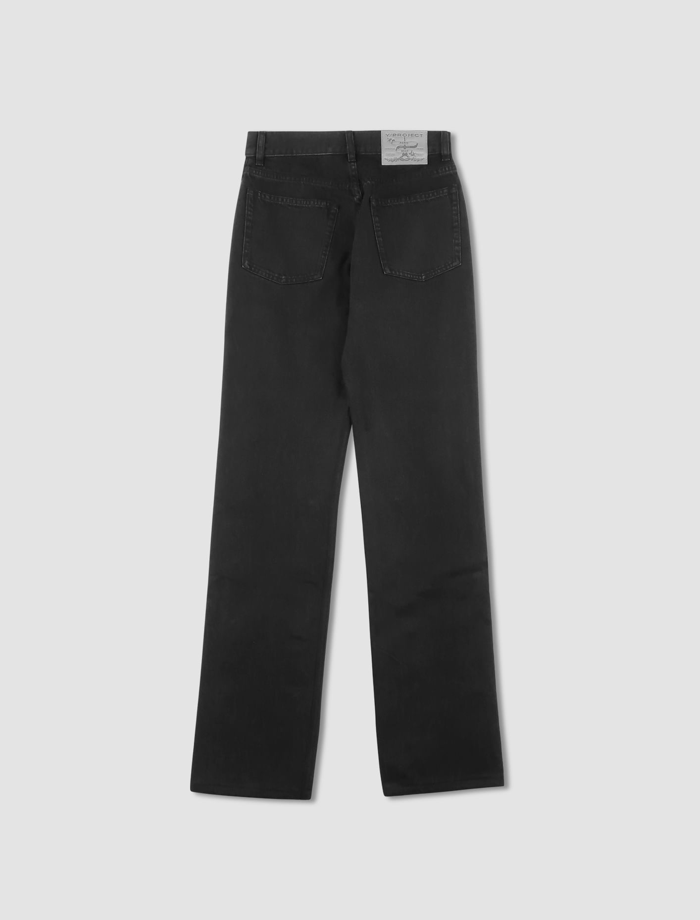 Shop Y/project Jeans Evergreeen Snap Off In Evergreen Black