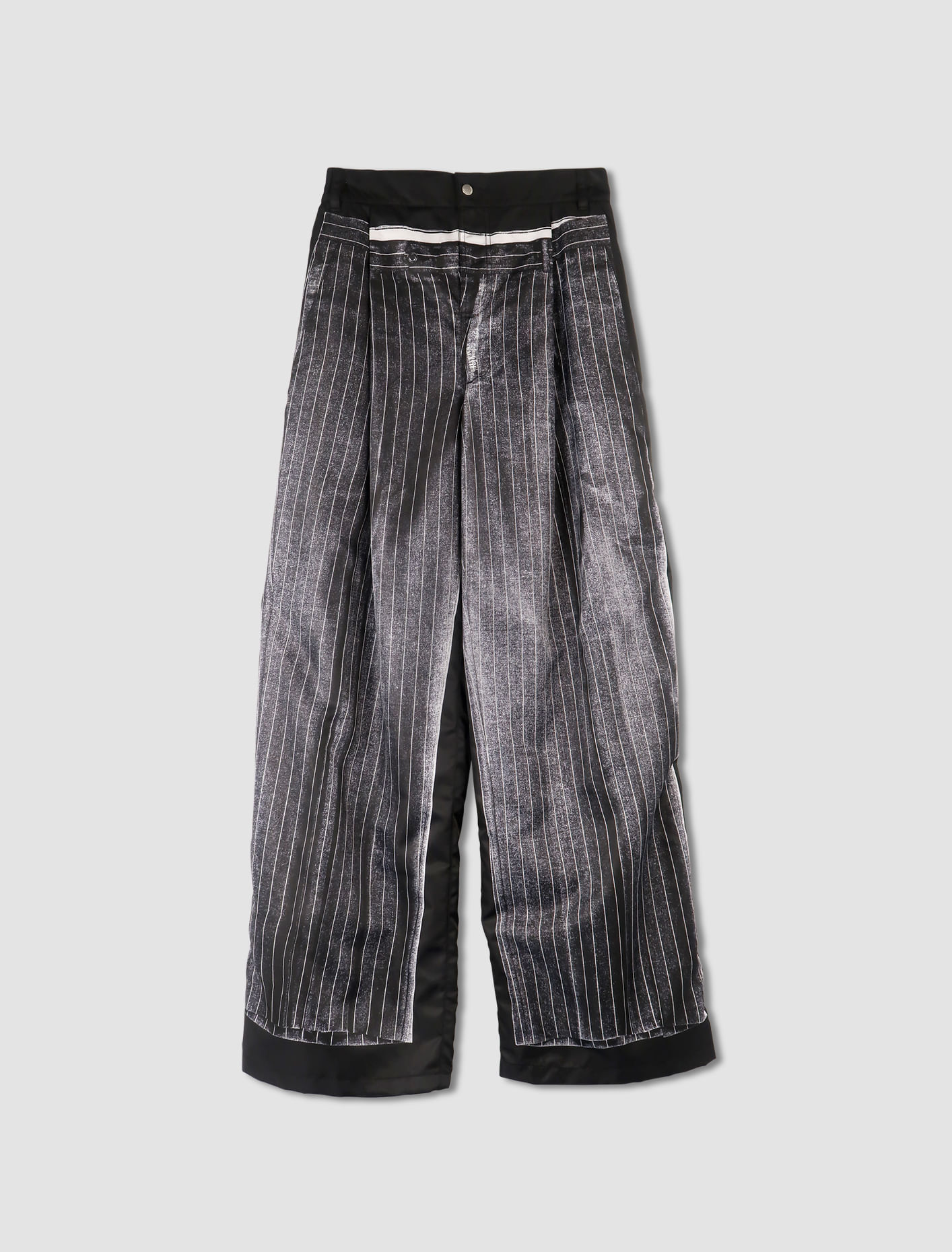 Shop Jean Paul Gaultier Pants In Black,white