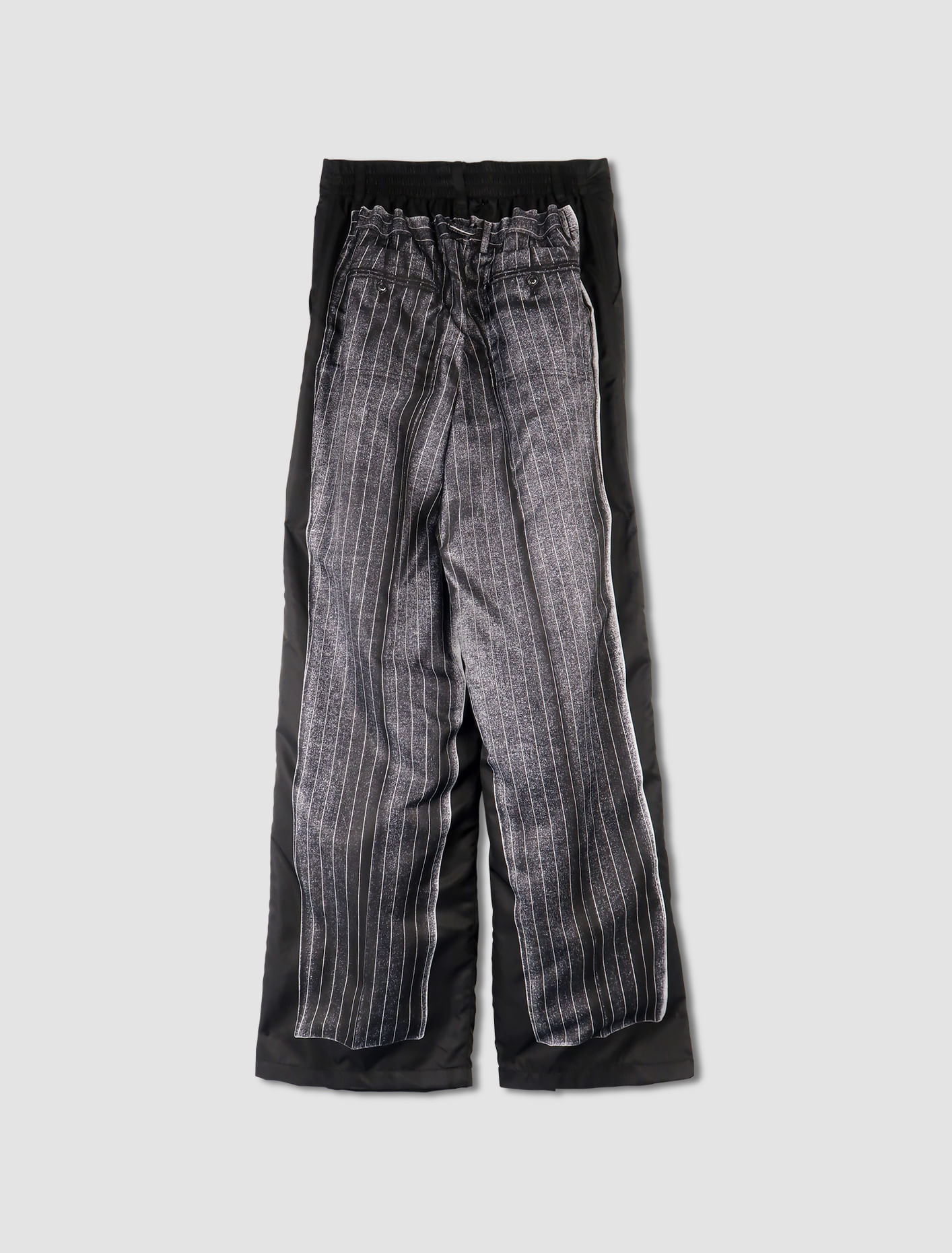 Shop Jean Paul Gaultier Pants In Black,white