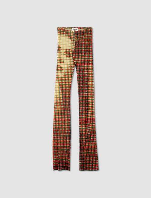 Tartan Face Print Trousers