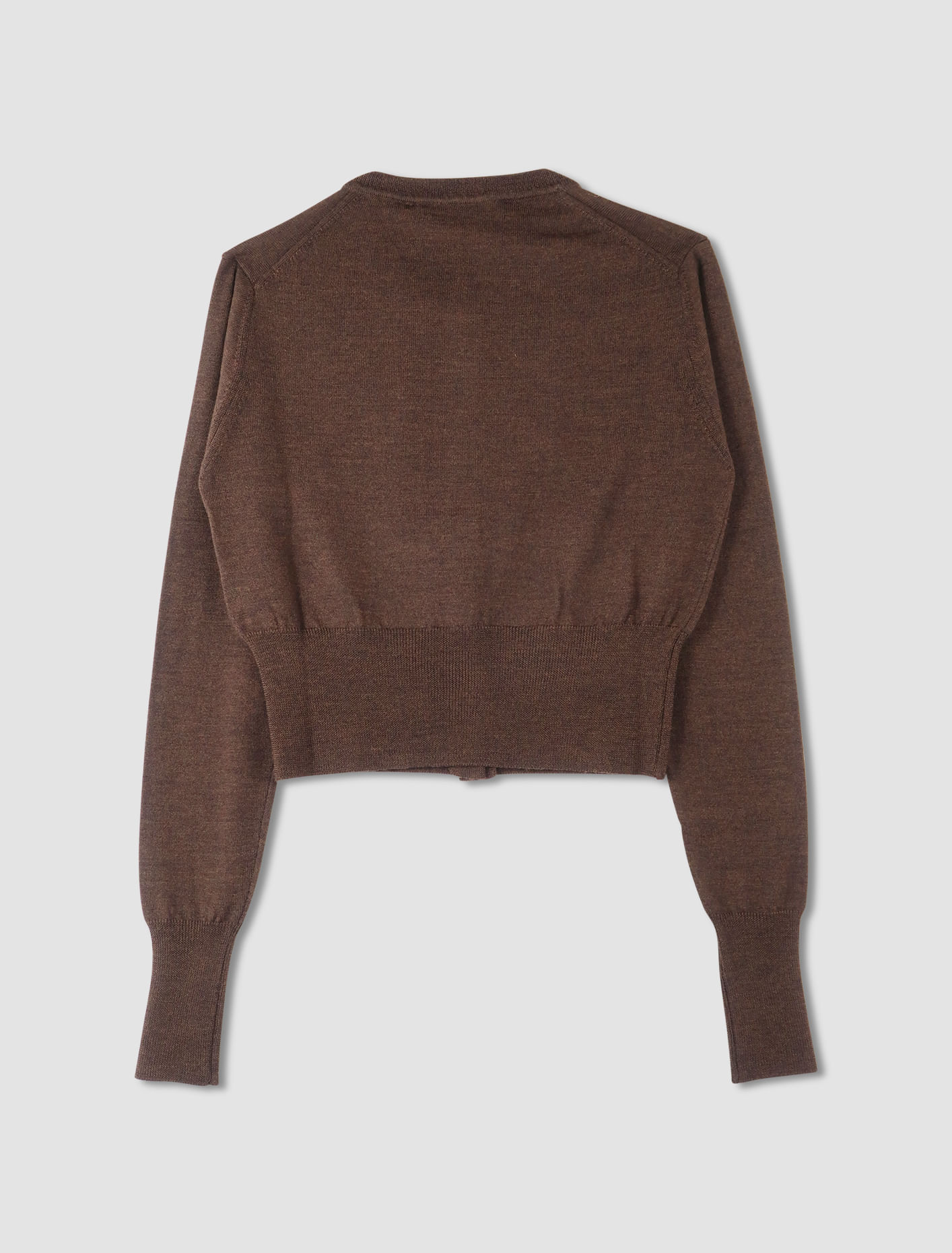 Shop Vivienne Westwood Cardigan Bea Cropped In Brown