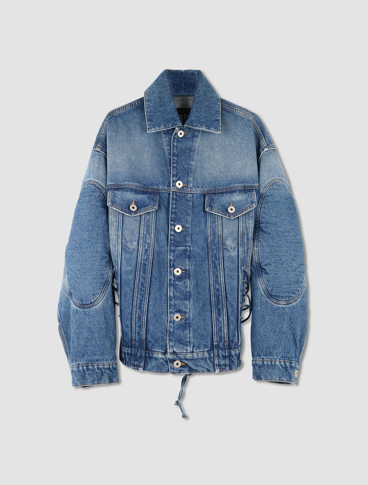 Shop Jean Paul Gaultier Denim Jacket In Vintageblue