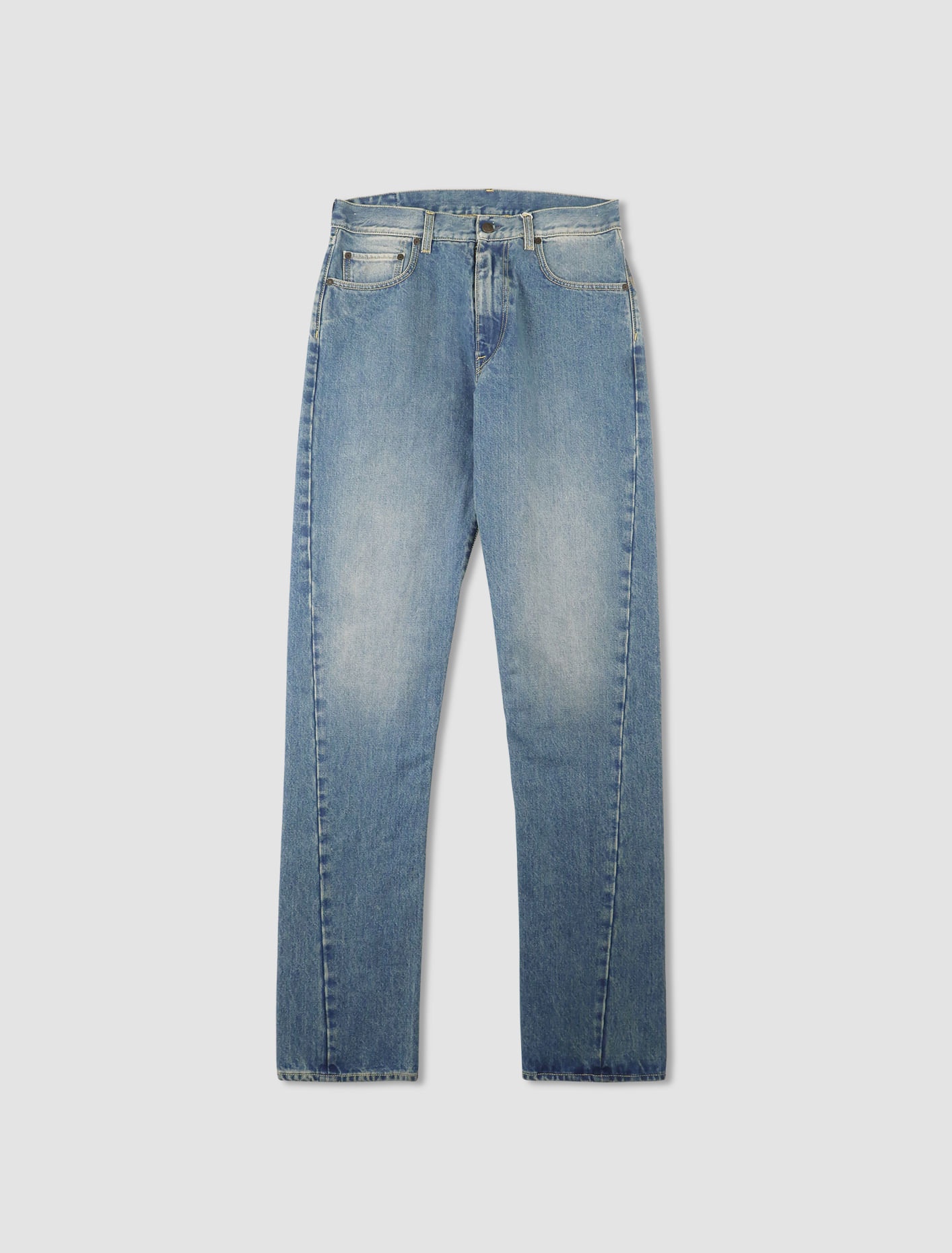 Shop Maison Margiela Jeans In Medium Blue