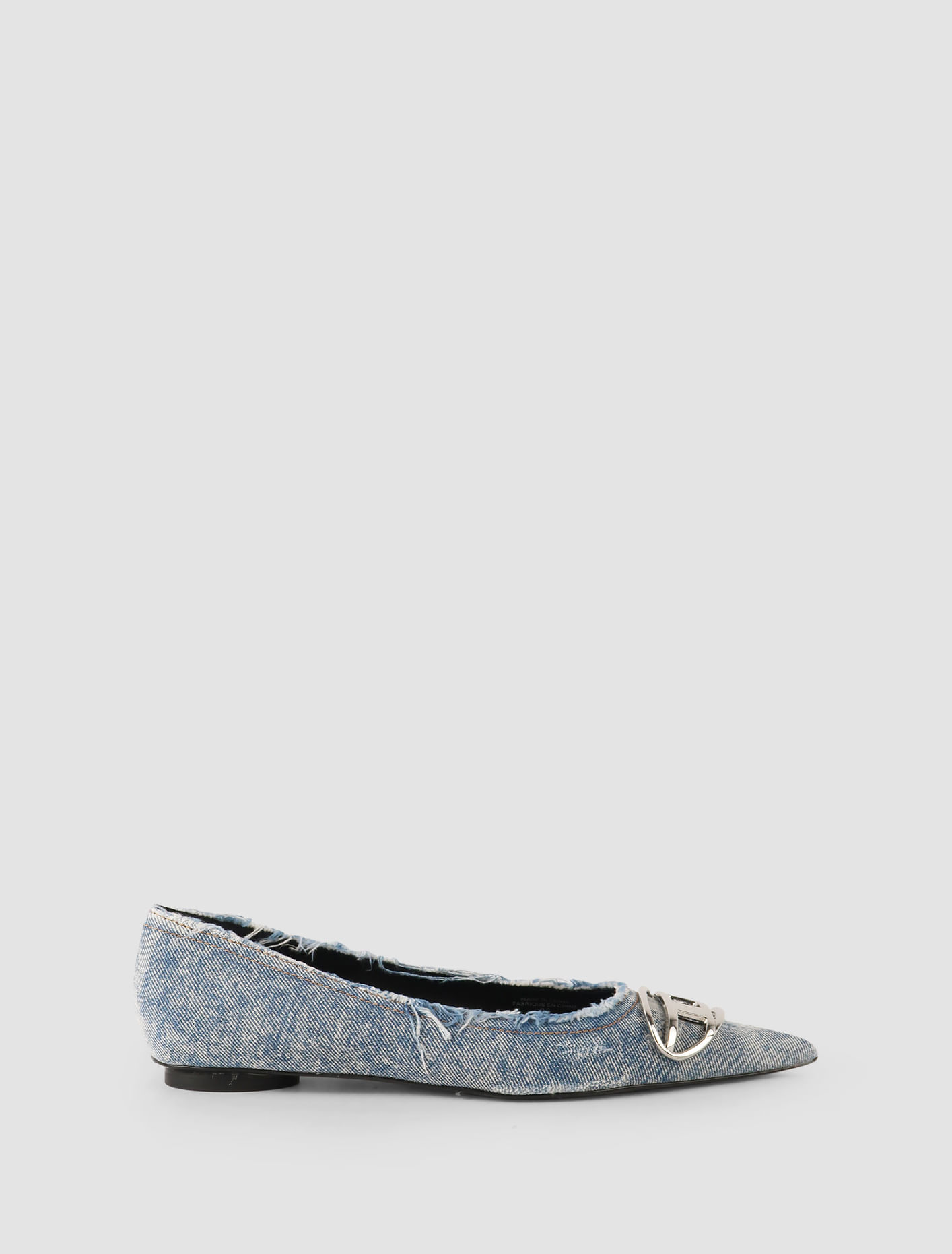 Shop Diesel D-venus Ballerina In Blue