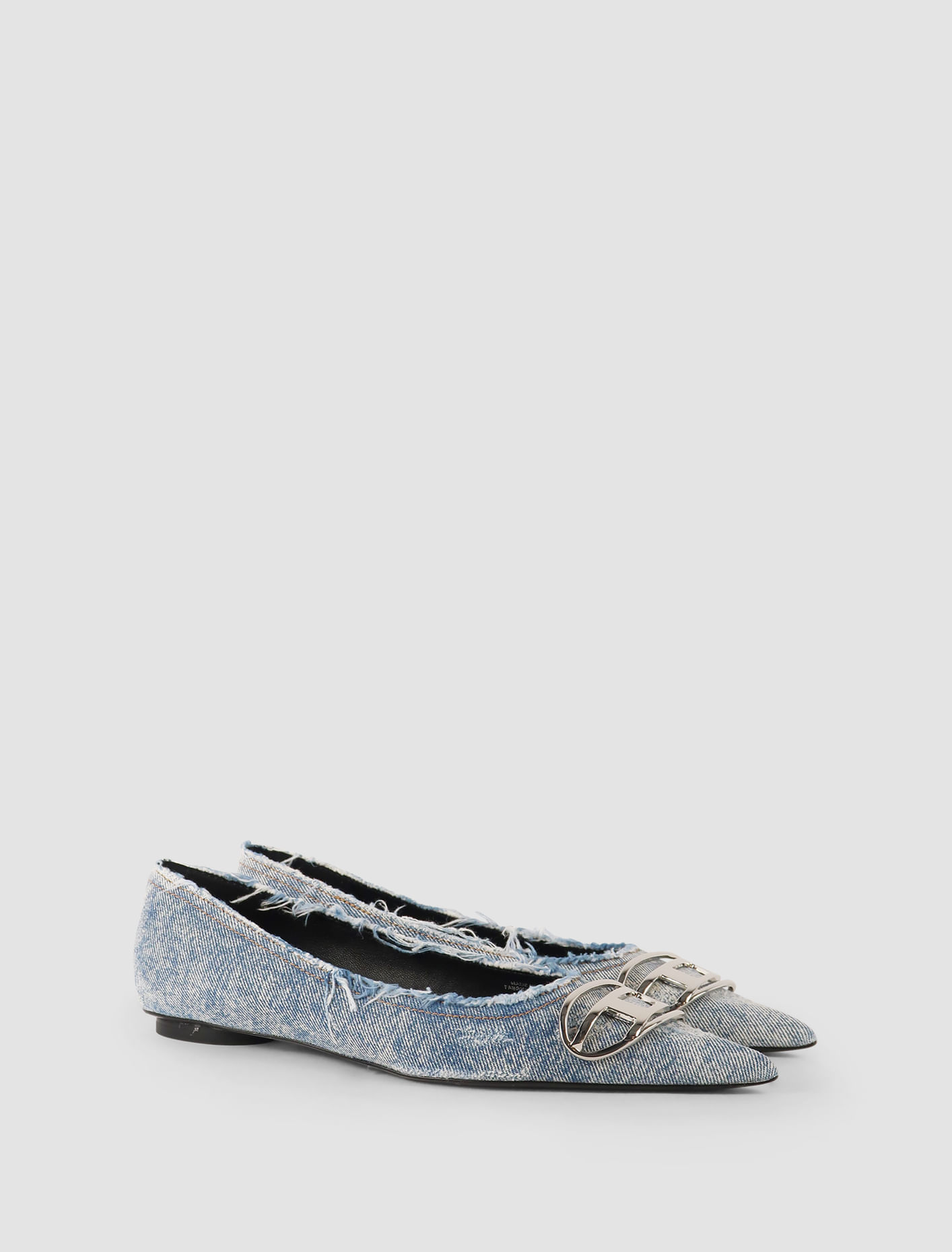 Shop Diesel D-venus Ballerina In Blue