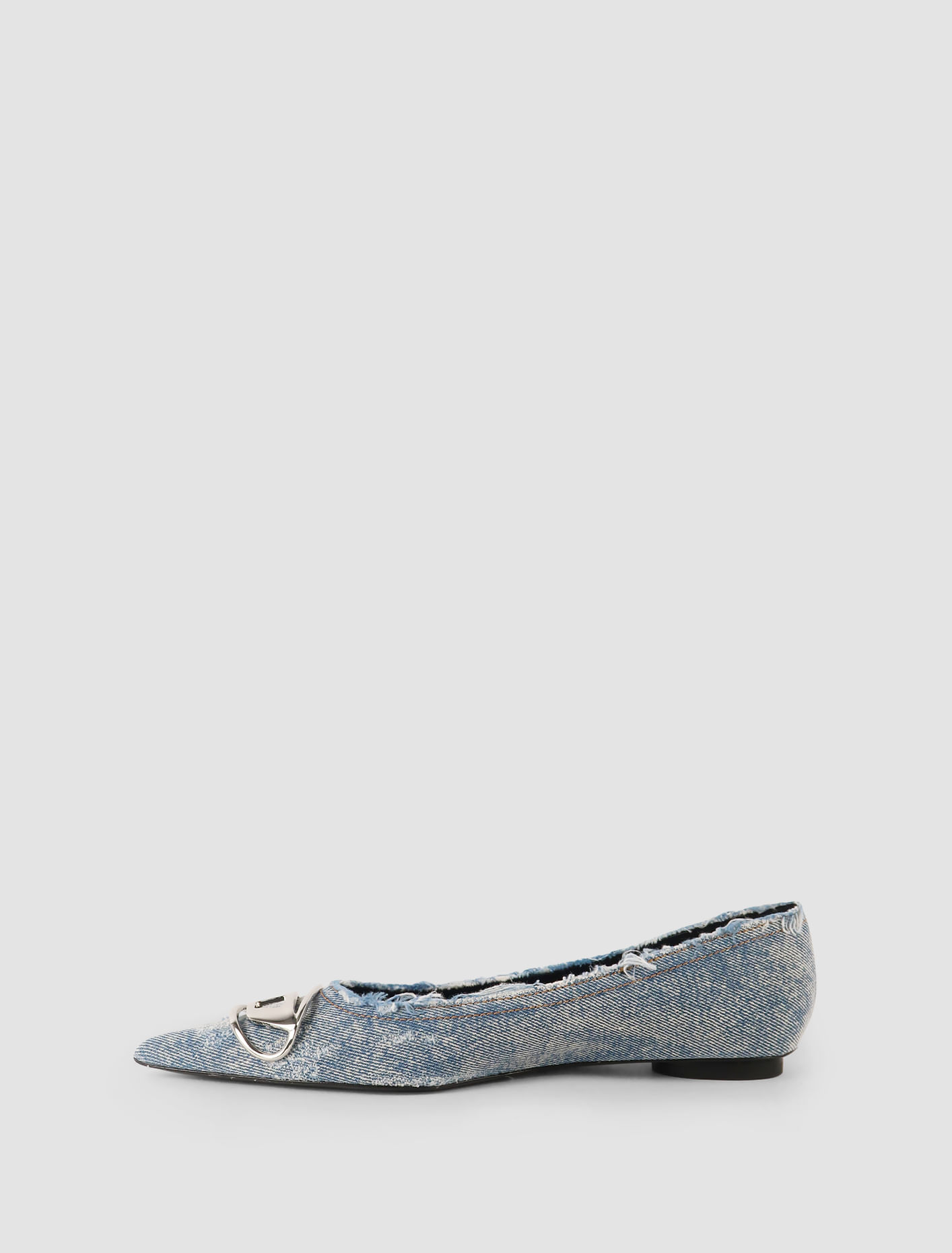 Shop Diesel D-venus Ballerina In Blue