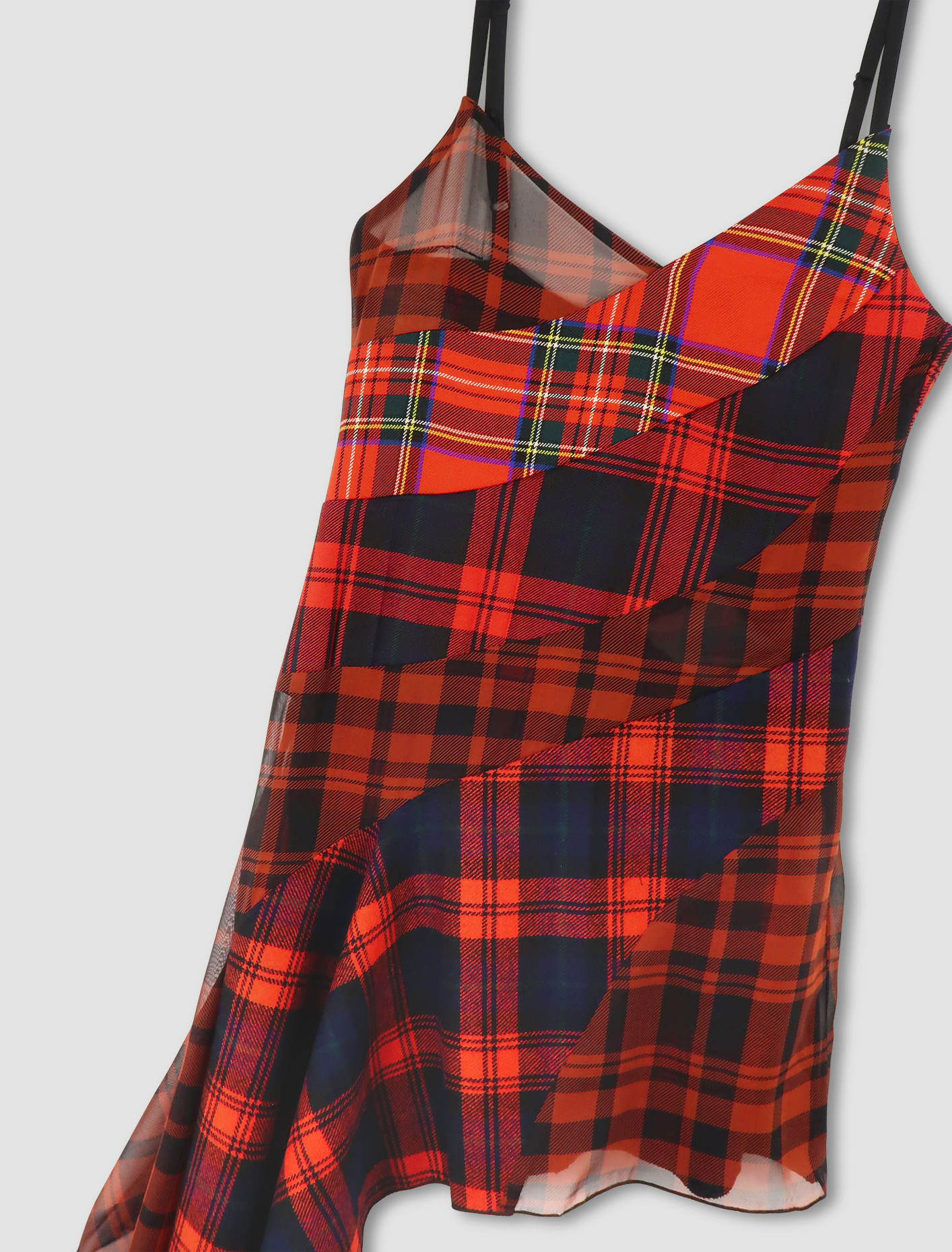 Shop Rave Review Agnes Tartan Dress In Agnes Tartan Red