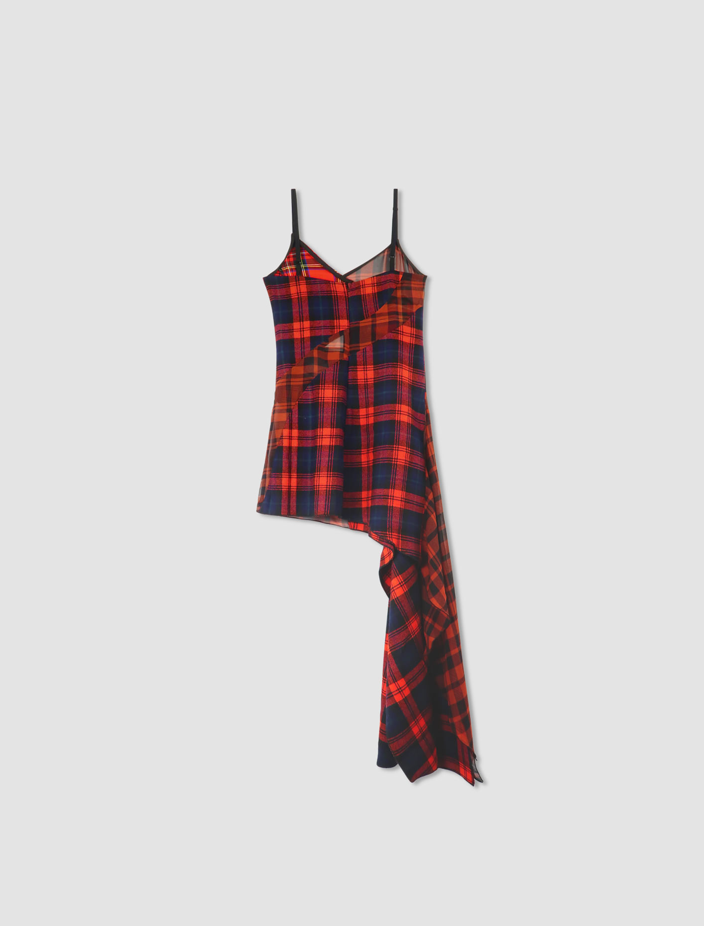 Shop Rave Review Agnes Tartan Dress In Agnes Tartan Red