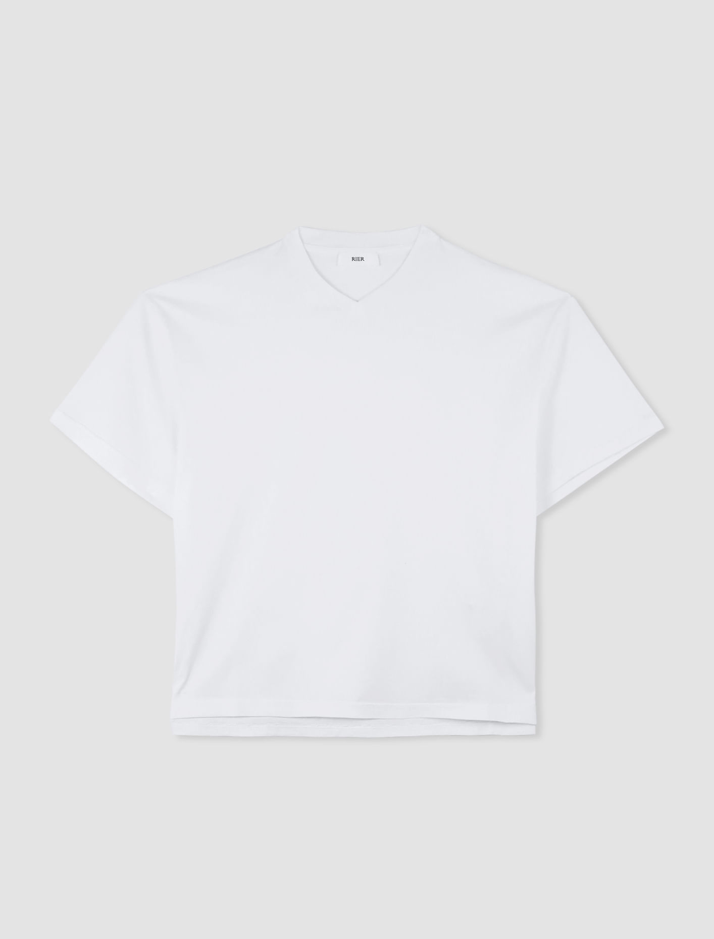 Shop Rier T-shirt Scollo A V In White